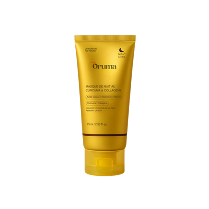 Oruma - Masque coréen au Curcuma et Collagène